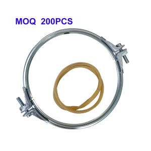 China Heavy Duty Pipe Clamps with Adjustable Gasket Thickness and Two-Piece Structure for Dust Collection Systems in SUS304 on sale