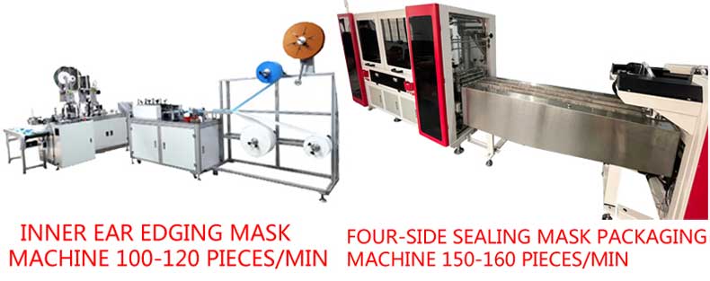 Surgical 3ply Disposable Mask Making Machine High Speed PLC Control