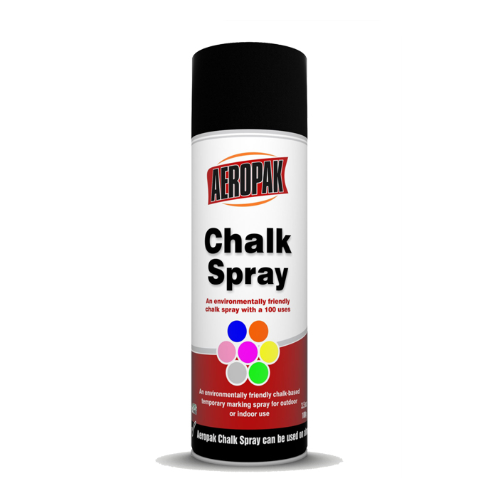 Aeropak Manufacturer certificate temporary marking  Colorful Chalk Spray paint