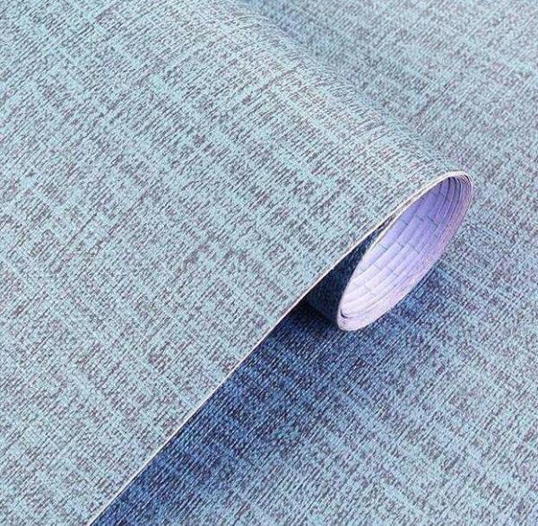 Fabric Texture Solid Color Pvc Self Adhesive Film For Hotel Decoration