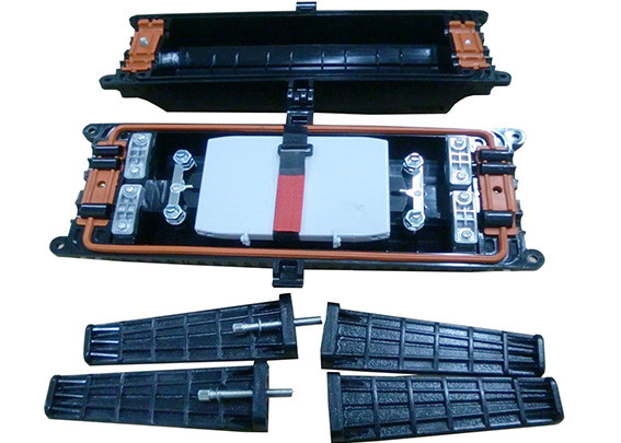 PC 3 in 3 out Fiber Optic Splice Closure Junction Box 390 x 210 x 120 mm