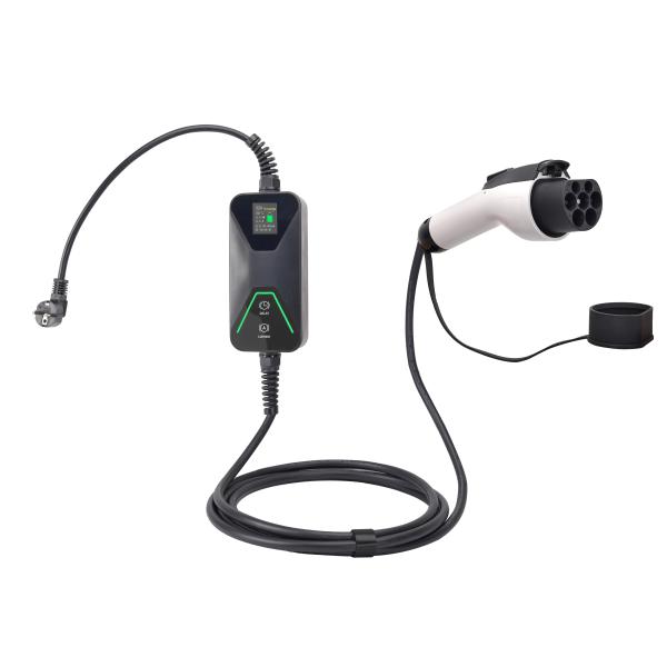 Quality 7kW at 32A Or 3.7kW at 16A Portable EV Charger CE Certified with 22OV AC Load Power for sale