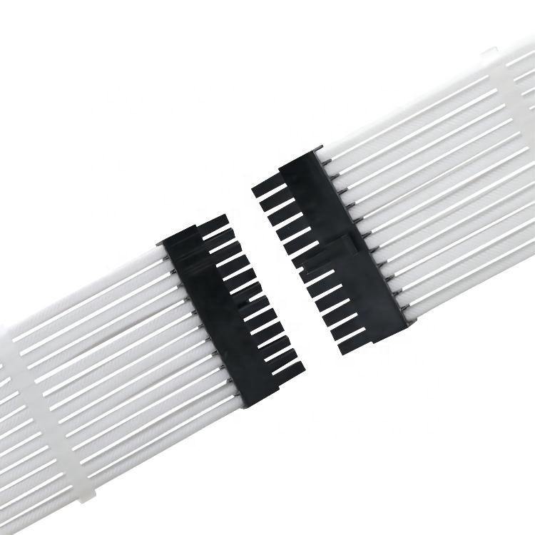 Wholesale 24 Pin ATX 2*4+4 Pin EPS 3*6+2Pin PCI-E Pearl White Extension Cable Set Six-piece