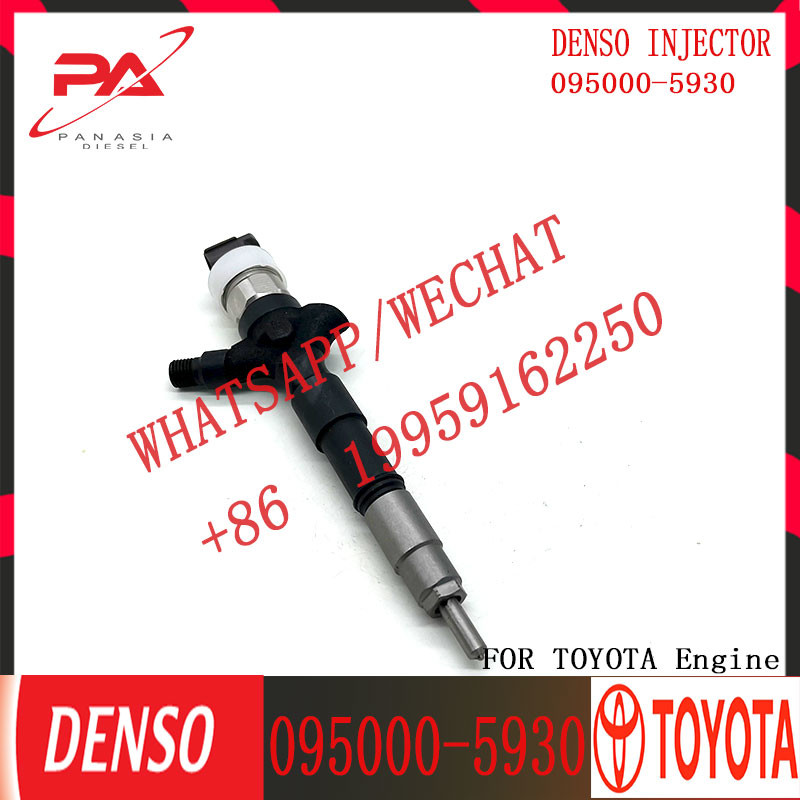 Fast dispatch 095000-593# 095000-5931 Common Rail Fuel Injector 095000-5930 For Toyota Hiace Hilux