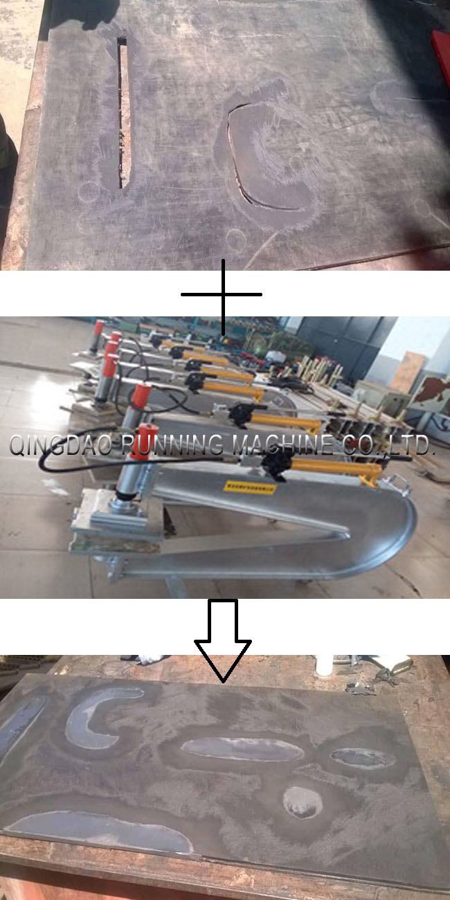 Movable Lightweight Conveyor Belt Cracking Repairing Machine 350  *  350 0