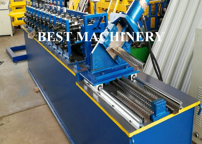 Wall Ceiling Channel Roll Forming Machine Light Steel Keel Omega BV / SGS