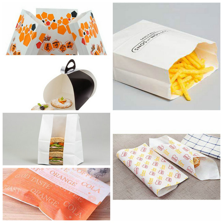 Greaseproof 100gsm 120gsm 150gsm + 10g PE Coated Paper For Packing Food 
