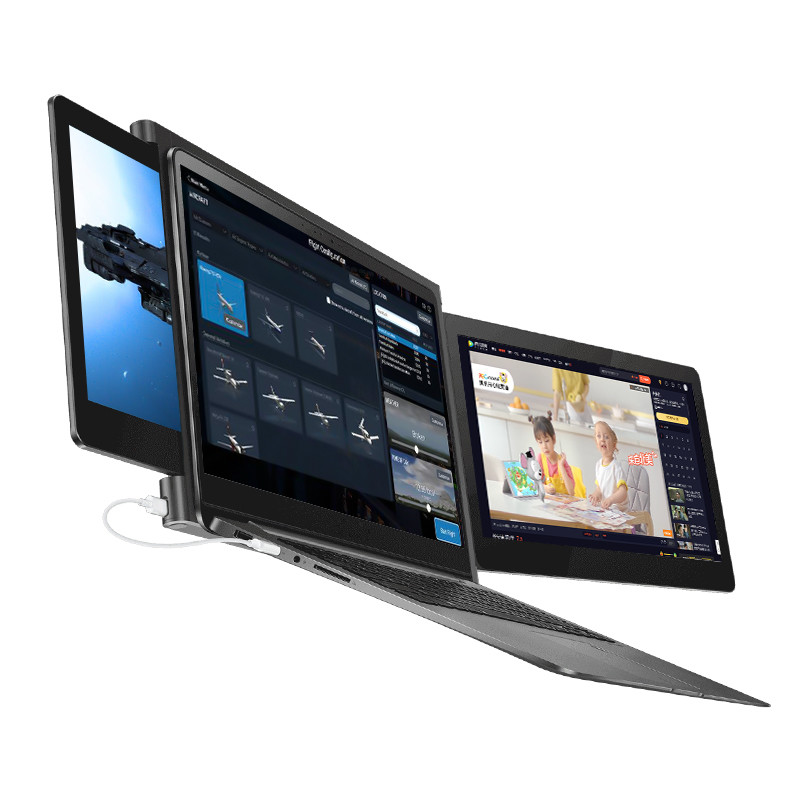 1080P IPS HDR 230cd/m2 11.6in Extension Dual Screen Laptop