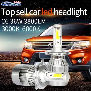 China C6 36W 3800lm Car led headlight on sale