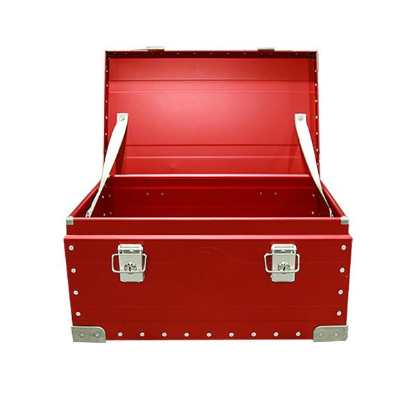Multifunctional Red Aluminum Alloy Insulated Outdoor Hiking Storage Box for