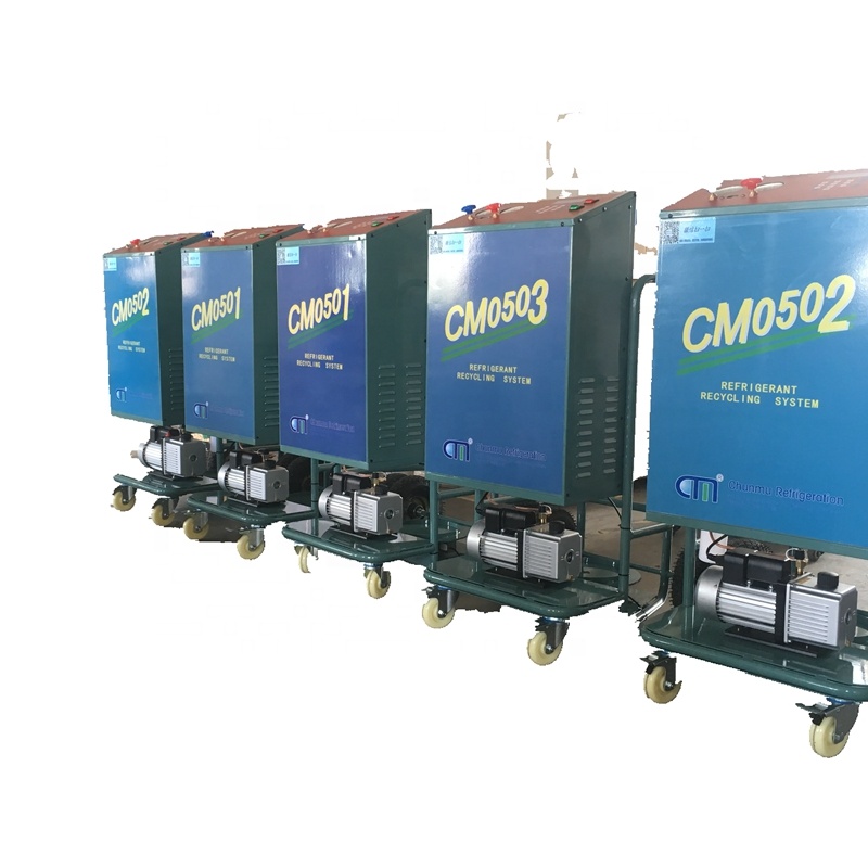 R32 R290 Refrigerant Recovery Recycling Machine Ac Gas Recovery Machine 3HP Explosion Proof Recovery Station