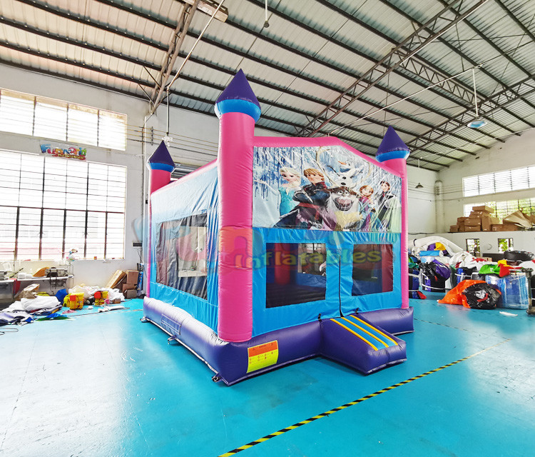 Plato Inflatable Bounce Houses Backyard Frozen Kids Bouncy Castle