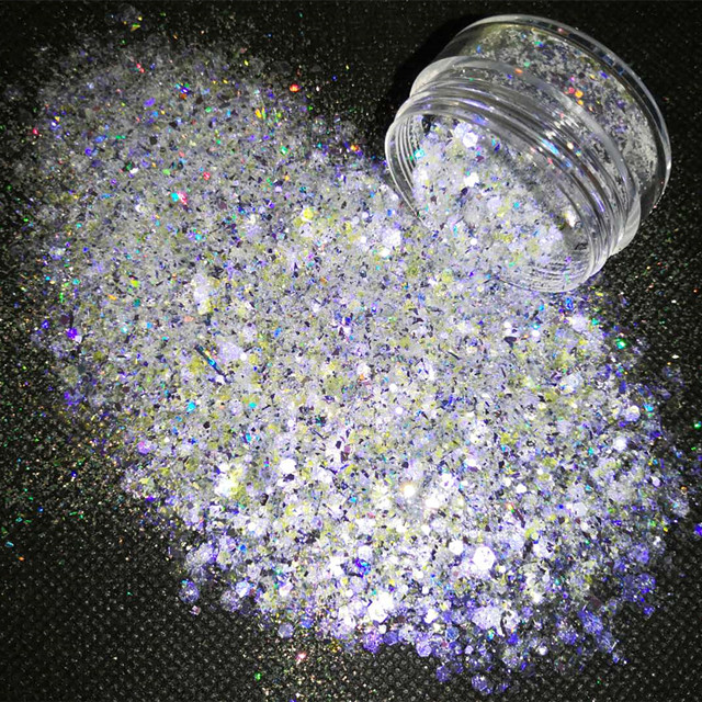 Make a Statement with Excellent Nail Art Effect Glitter Por Mayor Bulk Chunky Glitter in Colorful Shades