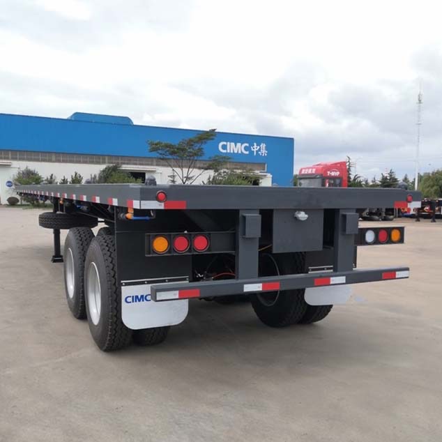 CIMC cheap 2/3/4 axles 45 or 50 to 80 tons high quality national standard steel and structural innovation Flatbed Semi-trailer