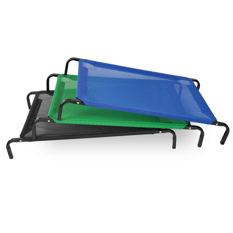 SGS 80cm Foldable Raised Dog Bed Cot Breathable 600D PVC