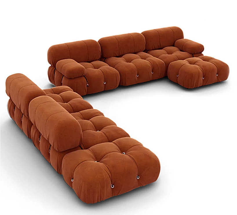 Office Reception Salon Sofa sets modern Waiting leather Sectional living Room home interior Corner Sofa