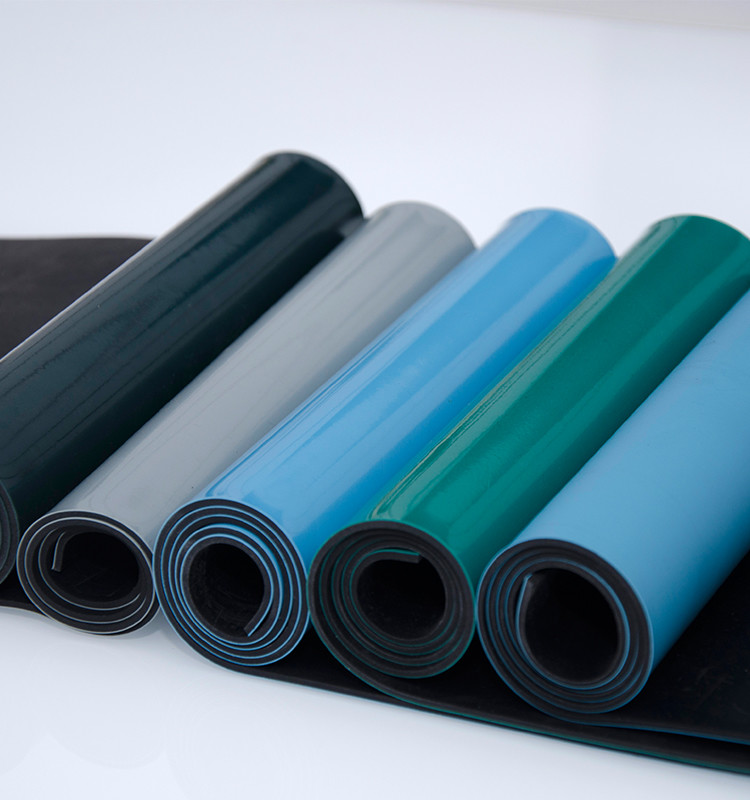 Cleanroom Esd Products Anti Static Table Mat 2.5mm Thickness Blue Color
