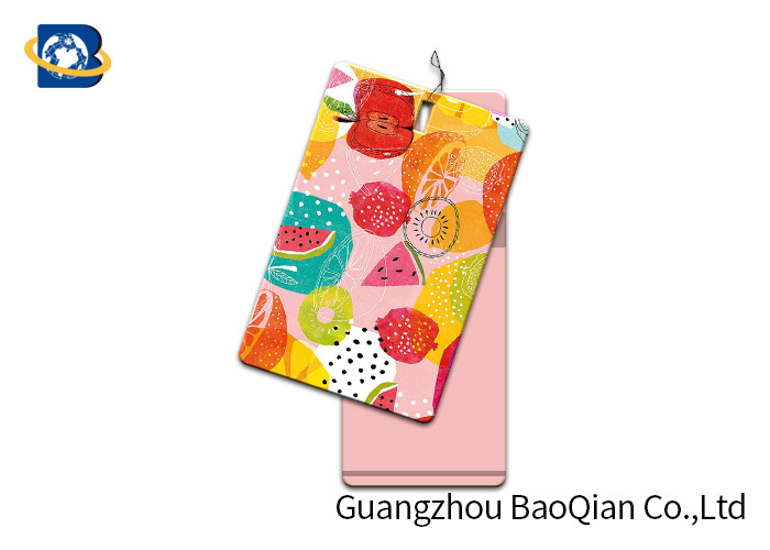 Colourful Fruit 3D Picture Lenticular Luggage Tags , Custom Hang Tags With 3D Flip Effect