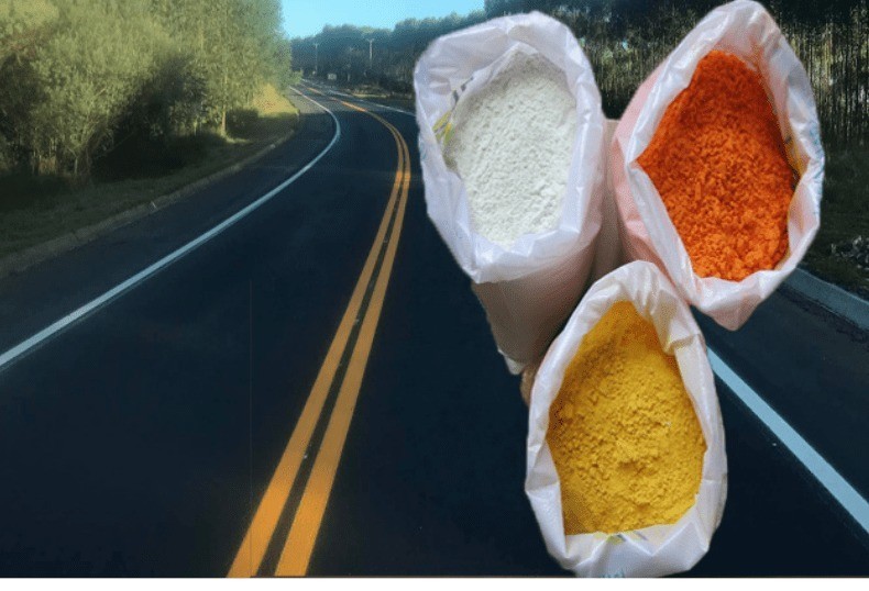 High reflectivity and Long-lasting Thermoplastic Road Marking Paint for road marking with glass beads