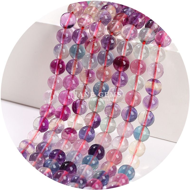 Wholesale Natural Gemstone Round Loose Beads 8mm Blue Gypsum Loose Beads Round Hematite Beads Spacers for Jewelry Making