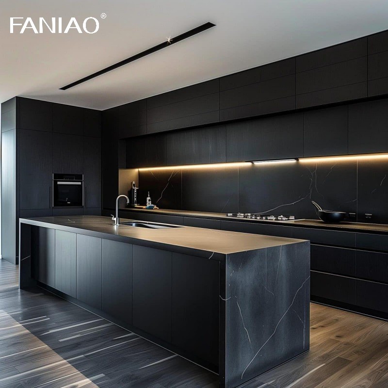 Custom Modular Modern Design Villa Kitchen Furniture Kitchen Cabinet