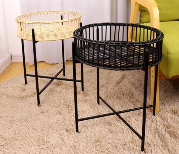 Best Home Decor Popular Rattan Plant Stand, Planter Holder Wholesale Natural