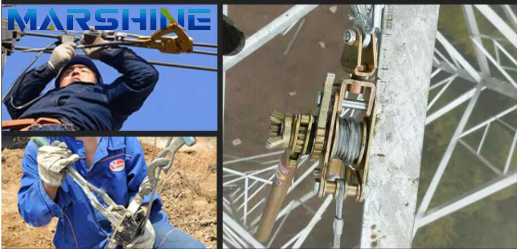 Withdrawing Hand Cable Puller Lifting Tools Manual Ratchet Wire Rope Tighter