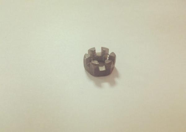 Flat 1.25mm Pitch M8 Castle Nut , Castellated Lock Nut Corrosion Resistance ISO