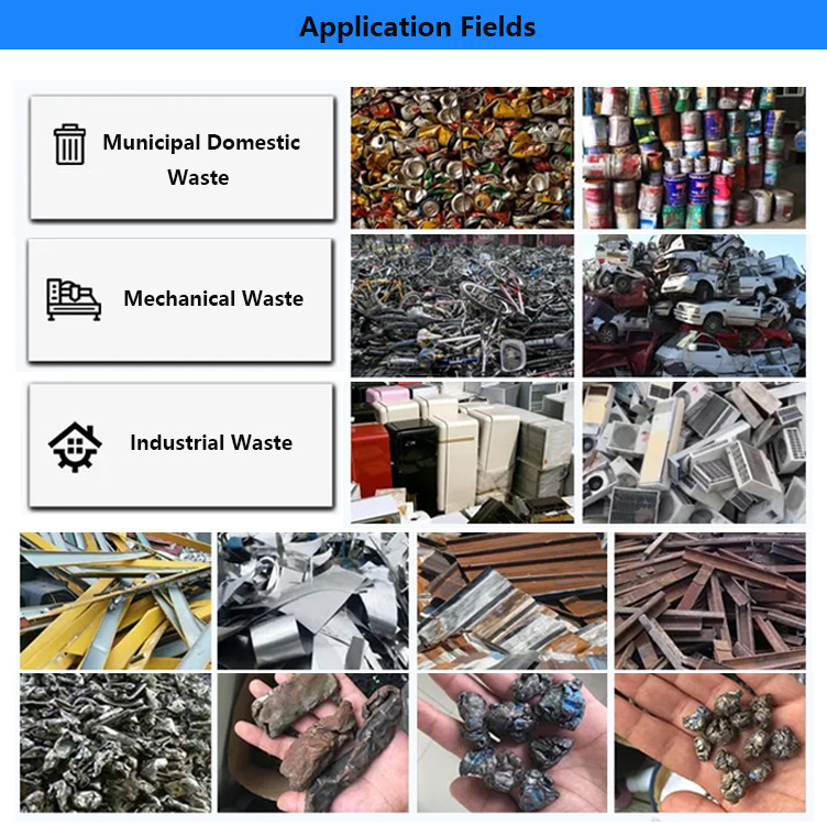 Scrap Home Appliance Plastic Metal Crusher Waste Home Appliance Recycling Machine
