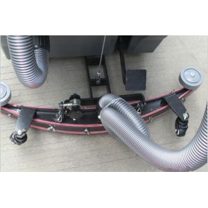 Walkbehind Scrubber with Disc Type+Drum Type Brush Dirty Water Level Sensor and