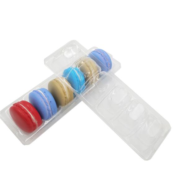 6pcs macaron pack tray blister clear plastic macaron tray vacuum forming macaron