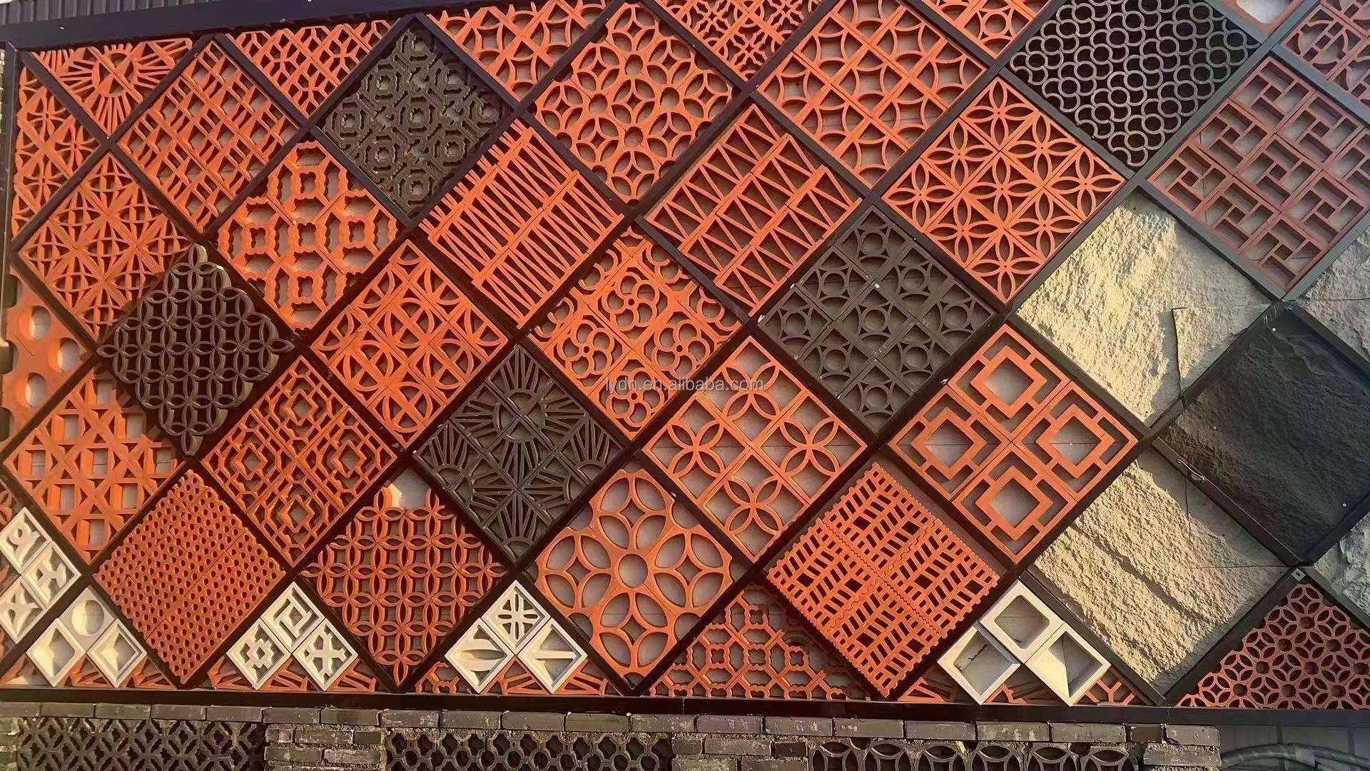 Terracotta Red Breeze Blocks The Ultimate Solution for Clay Brick Screening and Walling