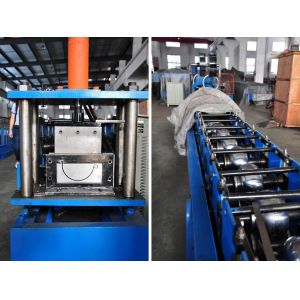 0.4-0.8mm Thickness Half Round Gutter Roll Forming Machine High Speed 10-15m/min