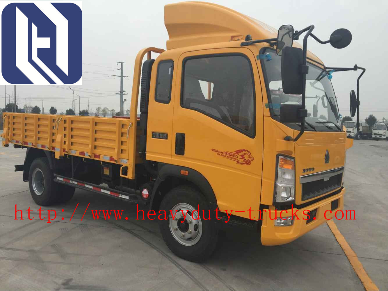 Euro 2 International Light Duty Commercial Trucks 12 Tons Light Duty Cargo Truck 95 km / h