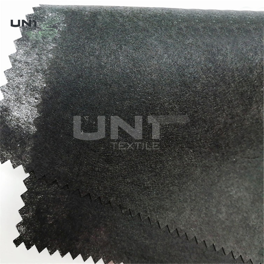 Polyester Viscose Cut Away Embroidery Interlining Black Nonwoven Interlining