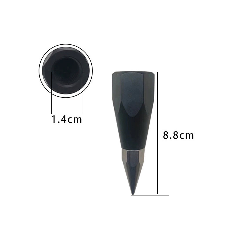 Urvey Range Rod Prism Pole Point Tip With 5/8 Internal Thread GPS RTK Centering Surveying Accessories Carbon Tube Point