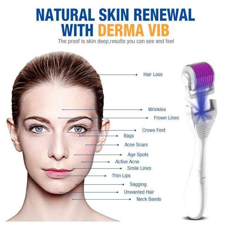 Anti aging 180 & 540 & 600 needles LED derma roller with Medical CE
