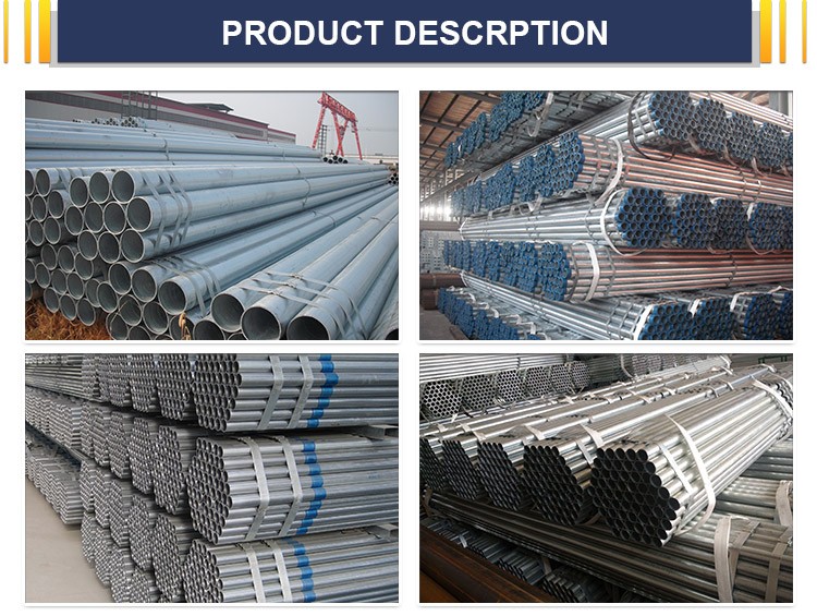 BS1139 EN39 1.5 Inch Japanese Gi Steel Tube Scaffolding Electro Galvanized