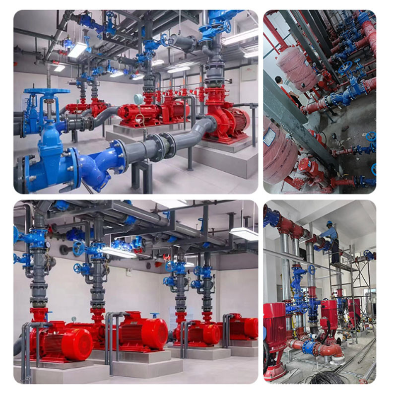Engine Driven Diesel Fire Pump Set Control Panel Boosting Pump Water Supply System