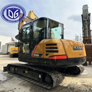  Sany SY55 5.5Ton Mini Used Excavator Quick start Engine System Manufactures