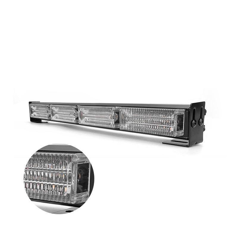 LED Work Light Bar 12V-24V Amber Color Strobe Warning Light for Jeeps Truck ATV Auto Lighting System