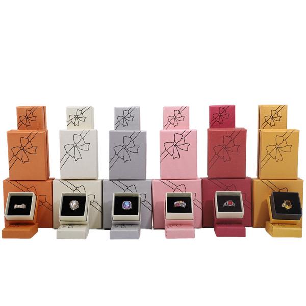 Hanhong Black Rose Paper Jewelry Box Supplies with Heaven and Earth Cover