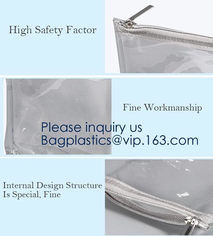 Custom Screen Printing Clear EVA k Bags Portable Travel MakeupToiletry Cosmetic Bag Packing Pouch, BAGEASE PACK