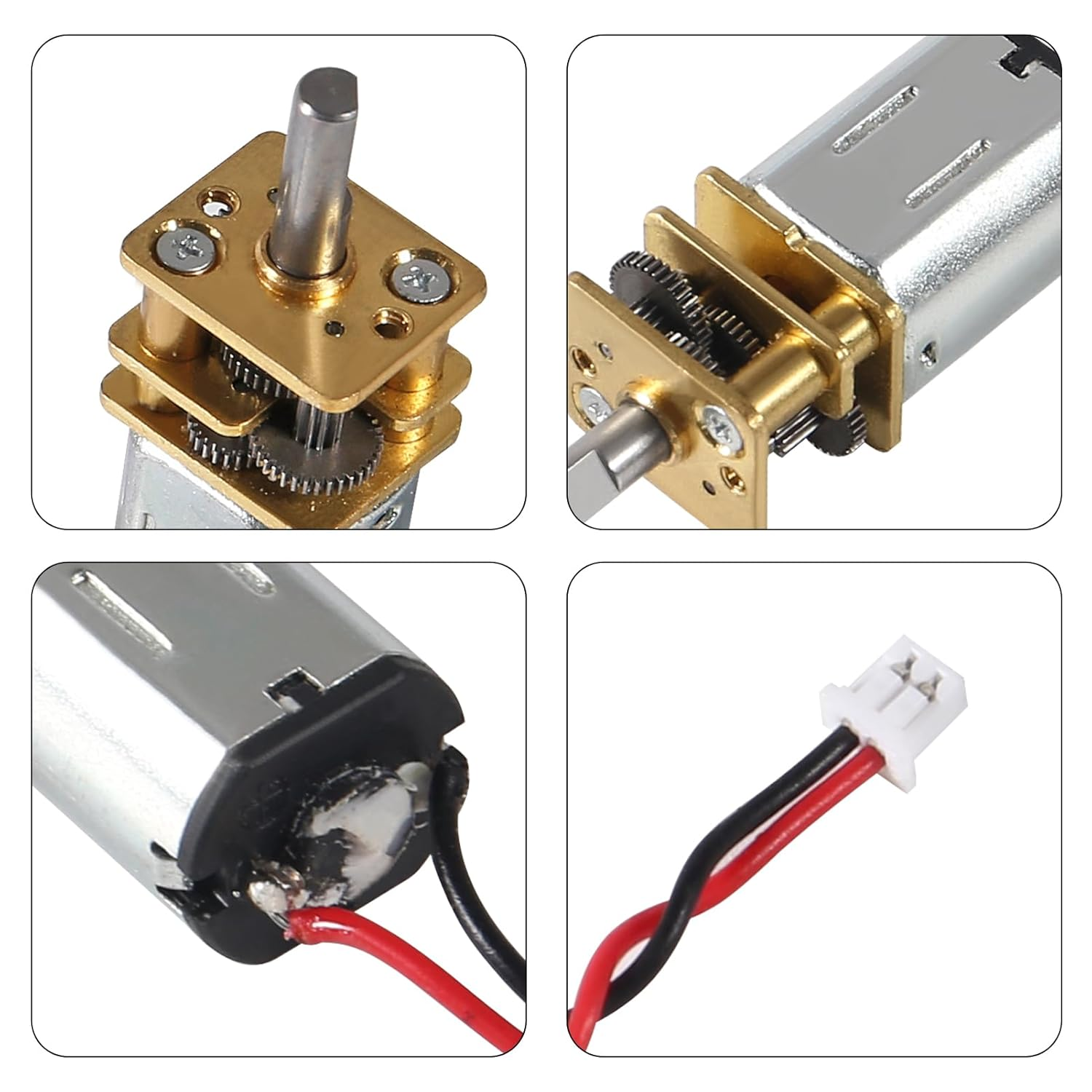 N20 DC Gear Motor 3-12V 300RPM with Cable