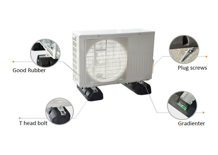 ISO9001 HVAC Fittings Rubber Bigfoot Support System Anti Vibration