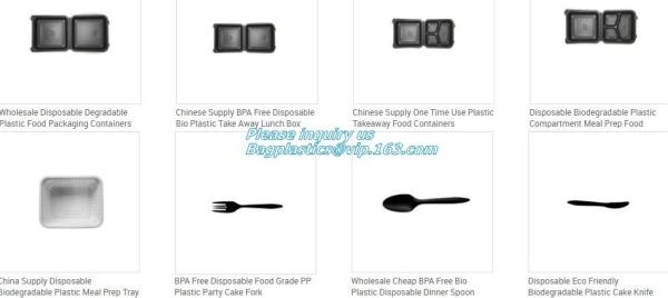 Disposable corn starch plates, biodegradable corn starch food container,