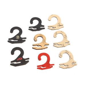  28x28mm Cardboard Hooks Paper Hanger Hooks 1.5mm Thickness For Sock Packaging Manufactures