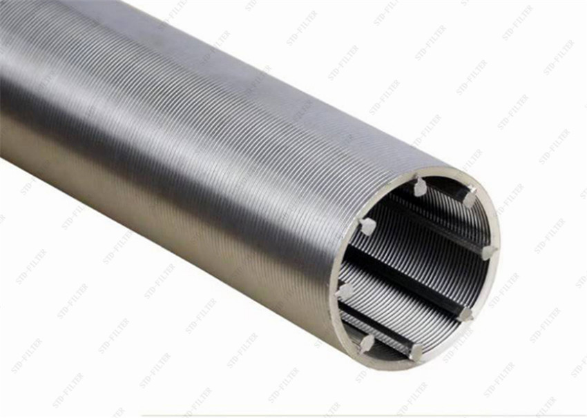 ID 150mm 2mm Slot Sintered Wire Mesh Filter For Well Drilling