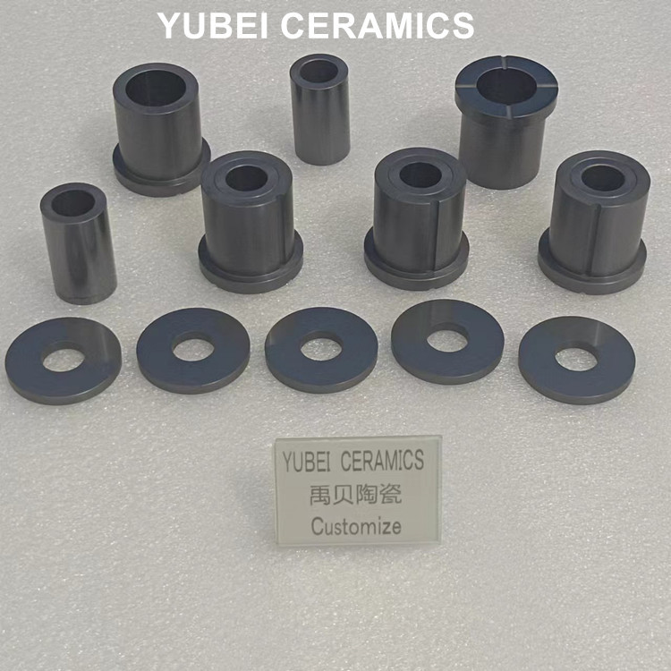 Excellent Wear Resistance Polishing Ssic Ceramic Mechanical Bushing Or Sleeves