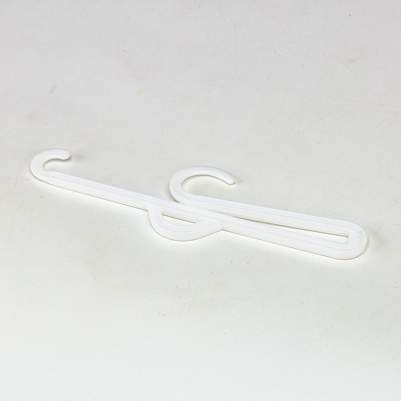 PE Semitransparent Plastic Sock Hangers With Foil Printing Logo